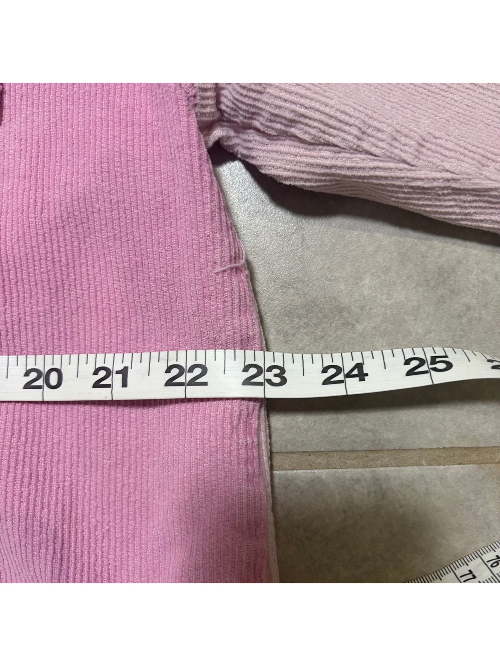 Pink Colorblock Button Front Shacket Overshirt Size Large - Picture 6 of 7